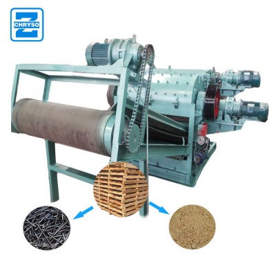 Nail Wooden Pallet Crusher Machine Wooden Pallet Shredder for Sale